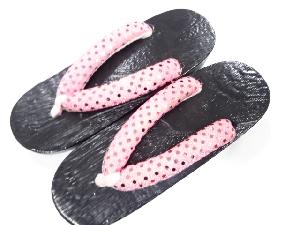 漆塗り　桐下駄(24センチ)